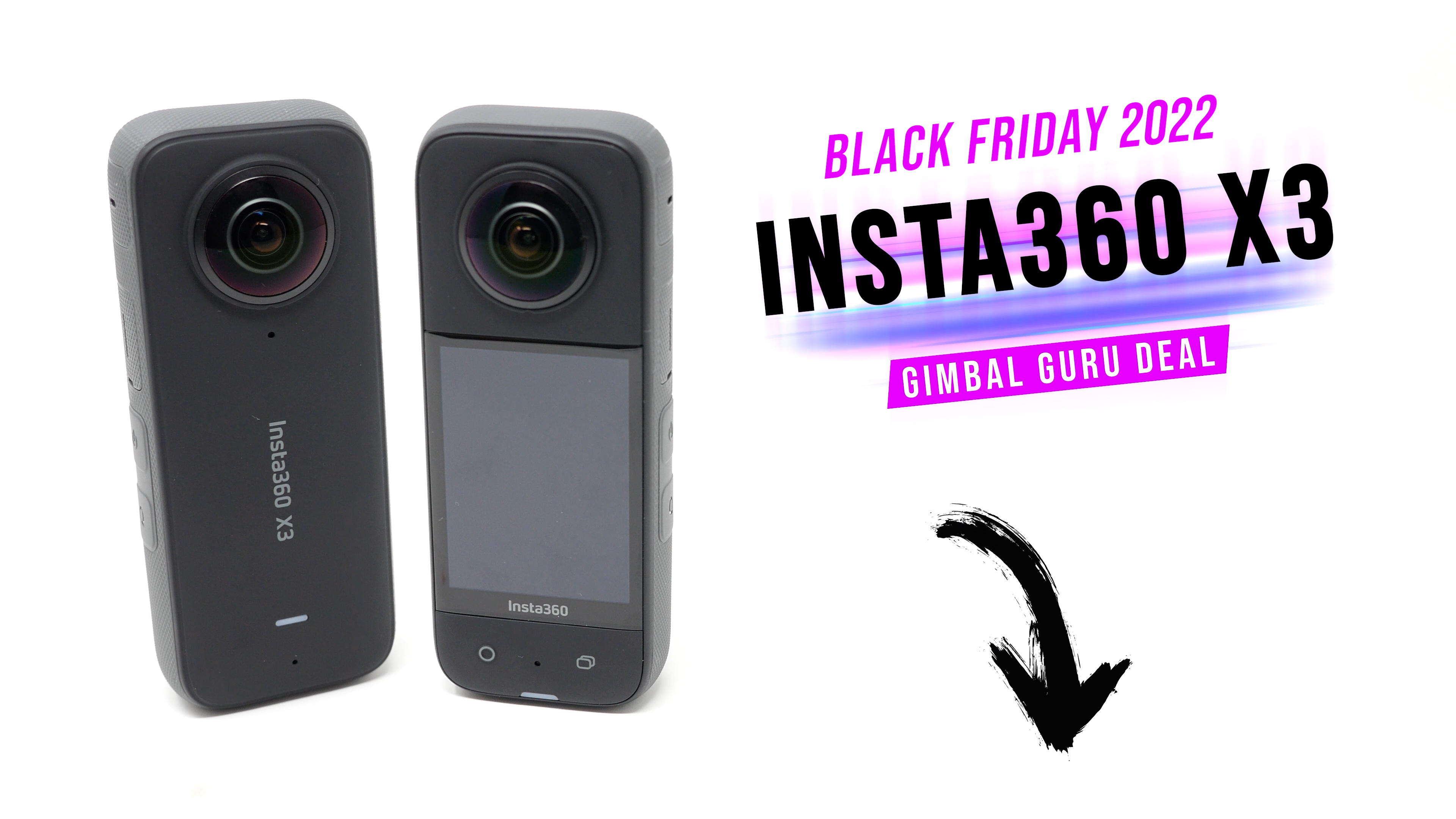 Insta360 BLACK FRIDAY/ CYBER MONDAY 2023 Amazing 360camera Deals