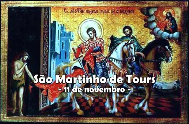 São Martinho de Tours partilha a sua capa com um mendigo