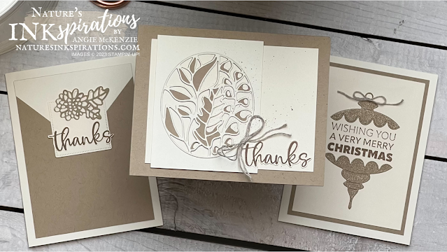 Stampin' Up! Handcrafted Elements Simple Elegance cards | Nature's INKspirations by Angie McKenzie