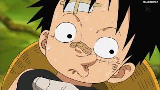 ワンピースアニメ 幼少期 494話 ルフィ かわいい Monkey D. Luffy | ONE PIECE Episode 494