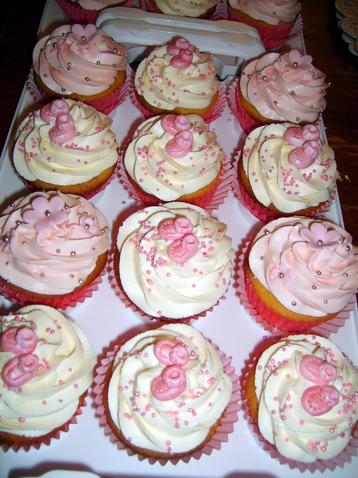 Edible Baby Shower Cupcake Decorations