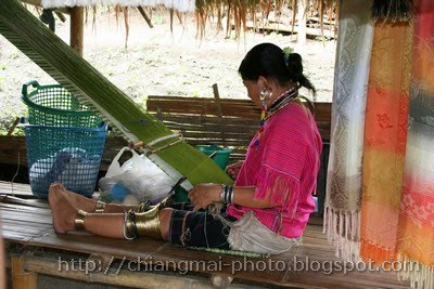 Karen long neck in Chiang Mai