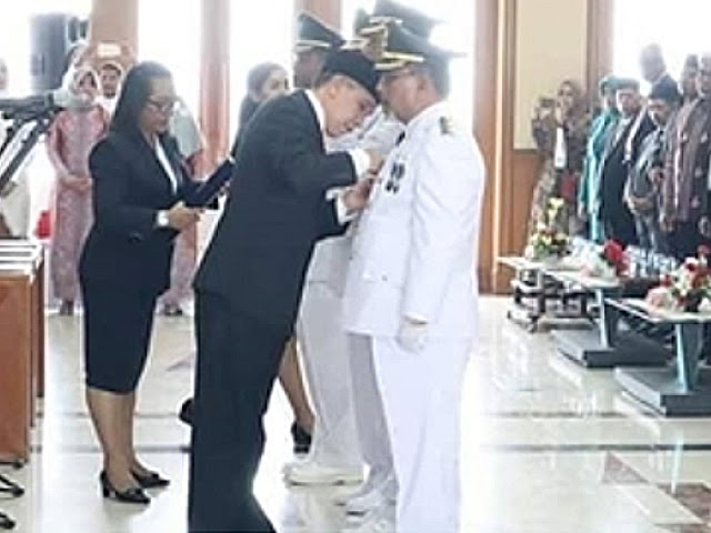 Muhamad Taher Hanubun dan Petrus Beruatwarin Resmi Pimpin Maluku Tenggara