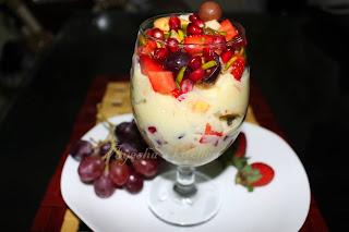 SIMPLE CUSTARD FRUIT SALAD