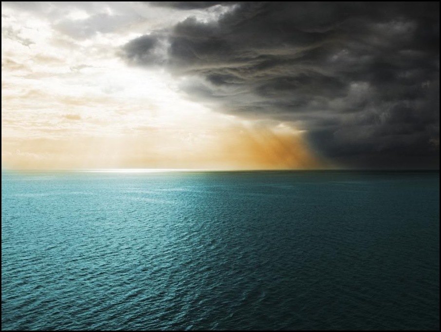 Bahamian Cloud Break by Chris the fuzzy