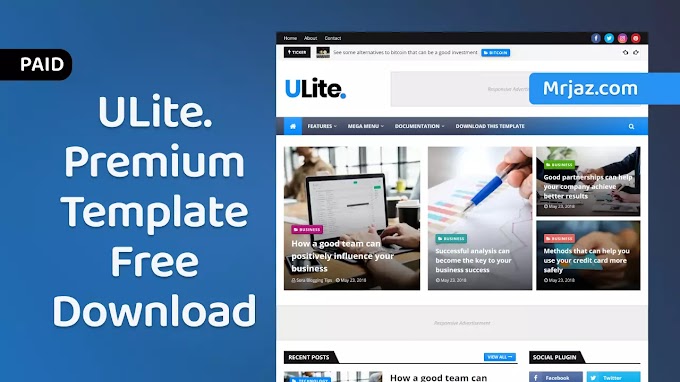 [Paid] UltraLite Premium Blogger Template Free Download • UltraLite v1.0 Light Weight Blogger Template