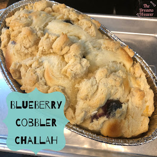 Blueberry Cobbler Challah