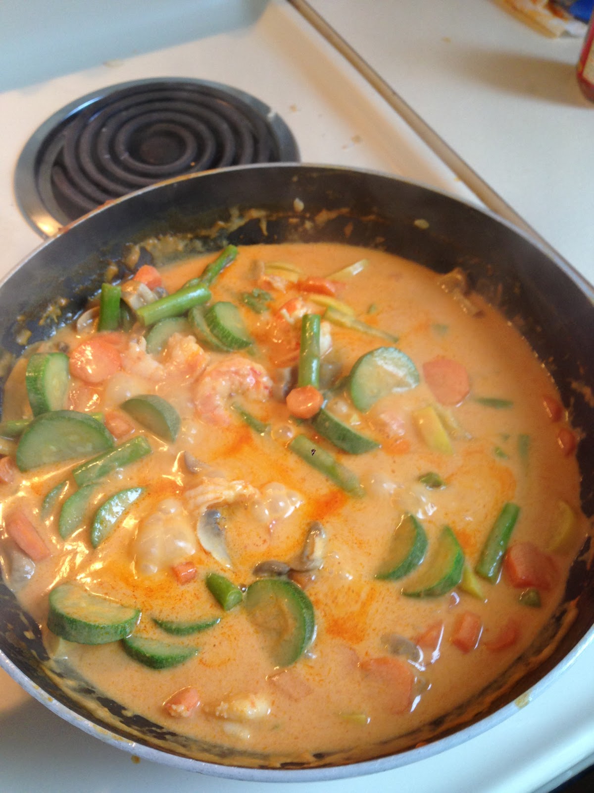 Colleen's Blog: Red Curry with Shrimp and Rice