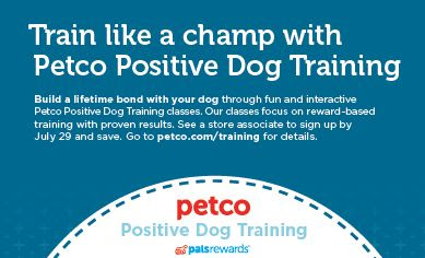 Four Legged Bloggers: $20 off Petco Training classes or ...