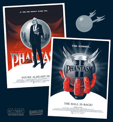 San Diego Comic-Con 2018 Exclusive Phantasm & Phantasm II Fine Art Giclee Movie Poster Prints by Ghoulish Gary Pullin