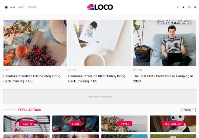 Loco Blogger Template • Blogspot Templates 2021
