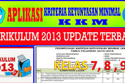 KKM Kurikulum 2013 SMP Kelas 7, 8, 9 Revisi 2017 Excel Semua Mapel