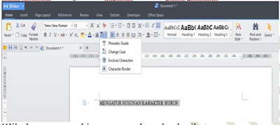 Mengubah Huruf Besar Menjadi Kecil Pada Word