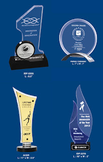 Manufacturer & supplier of corporate acrylic awards logo awards in india. 