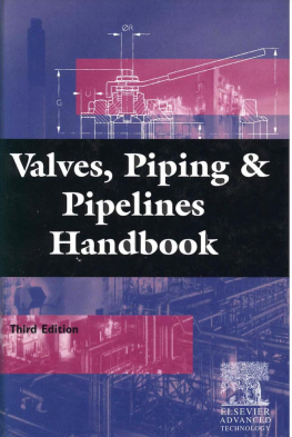 Valves, Piping and Pipelines Handbook 