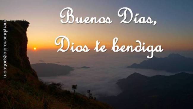 Postales Cristianas De Buenos Dias Y Bendicion Entre Poemas