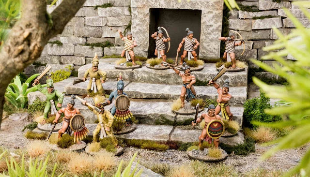 Aztec door or Cave entrance 28mm Fantasy historical and science fiction scenery 