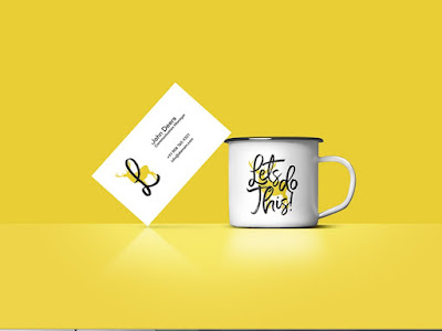 Free Business Card And Coffee Cup Mockup