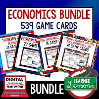 Economics Activity, Economics Teacher Economics Game Cards Economic Test Prep