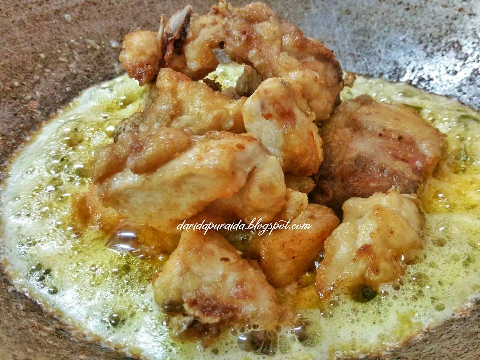 Dari Dapur Aida: Ayam Masak Butter Telur Masin @ Salted 