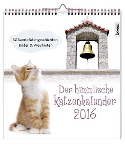 Der himmlische Katzenkalender 2016: 52 Samtpfotengeschichten, Bilder und Weisheiten