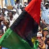 Thousands Of Biafra Supporters March Through Port Harcourt-Aba Expressway In Solidarity For Trump