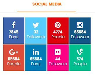 Add Social Media Icons To Your Blogger With Count-Numbers