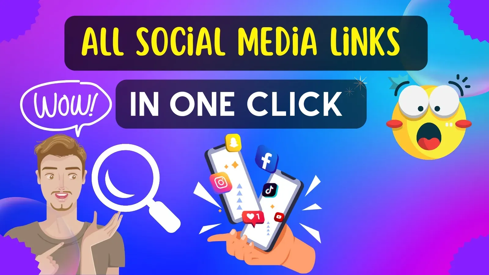 DiscoverProfile: find your all social media link in one place