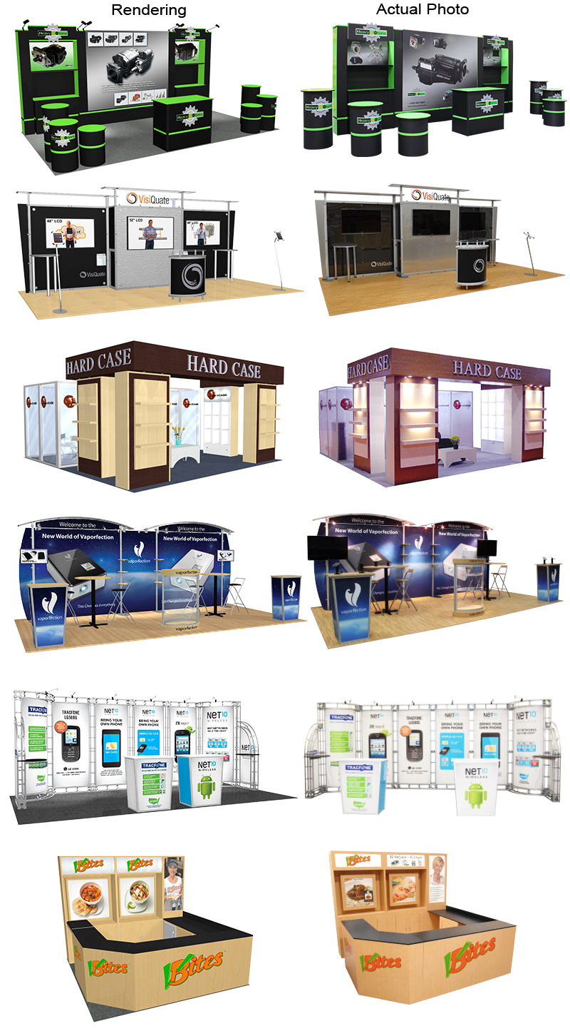 custom design trade show displays