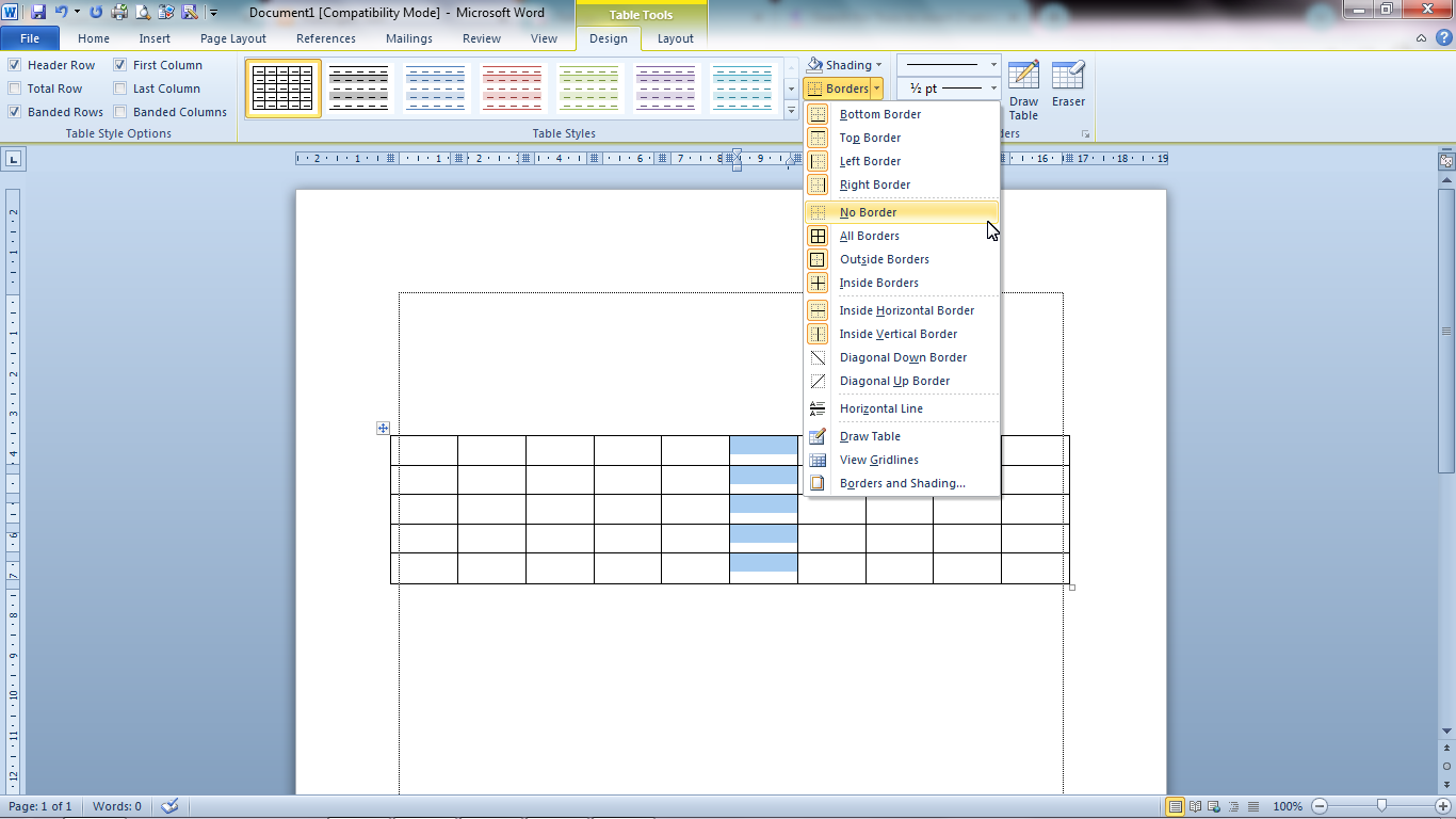 How to Insert 2 Tables Side by Side in Word