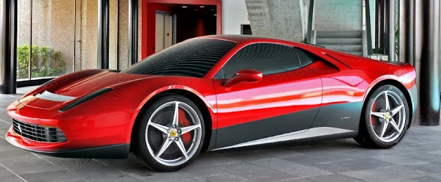 Ferrari SP12 EC Project perfil dianteiro