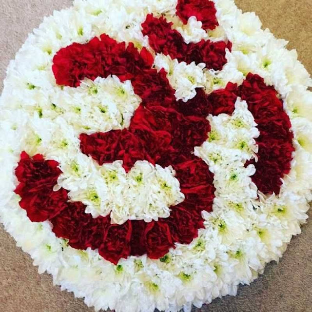 simple flower rangoli design