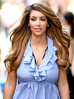 Kim Kardashian Beautiful Hair Styles Pictures