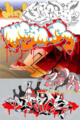 graffiti fonts, graffiti alphabet, alphabet graffiti