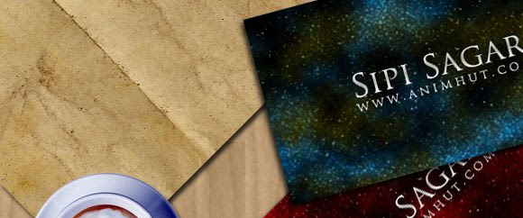 How to create a nebula background business card