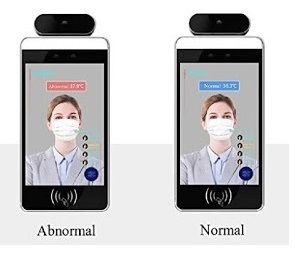 Face Recognition Non-Contact Body Temperature Measurement System