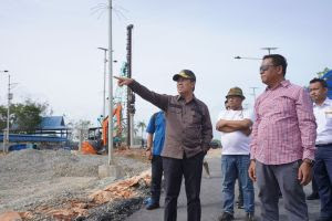 Tinjau Pembangunan Pelabuhan Mengkapan, Gubri Ingin Bangunan Bercirikhas Melayu