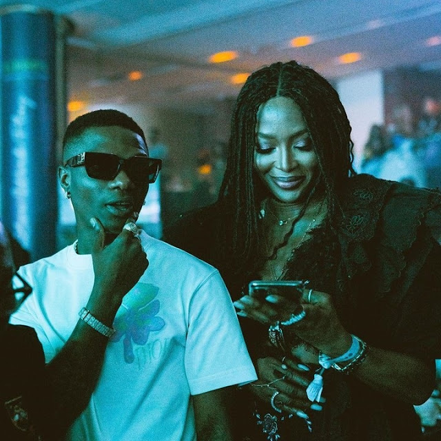 Wizkid And Naomi Campbell At Tiwa Savage’s Concert (Photos)