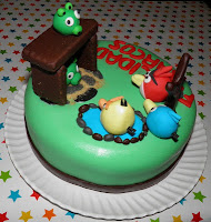 Tarta Cumpleaños Angry Birds 