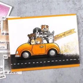 Sunny Studio Stamps: Cruising Critters Customer Card by Sandy Allnock