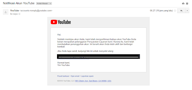 Beberapa Waktu Lalu Saya Dikejutkan Dengan Penangguhan Akun Youtube  Tutorial Mengatasi Akun Youtube Yang Ditangguhkan