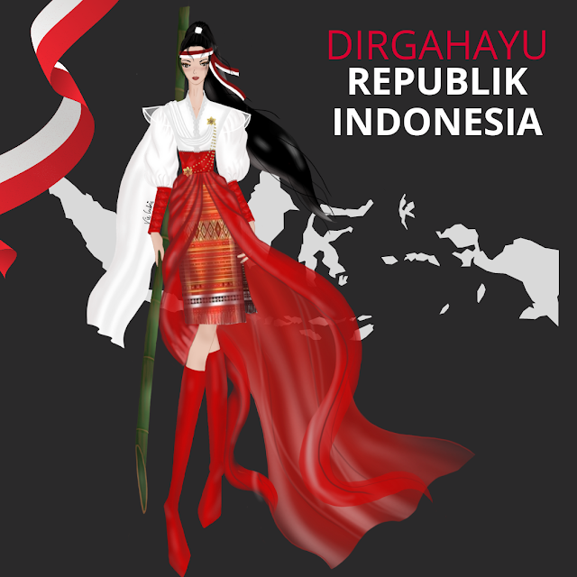 art wear merah putih by Vie Lubis