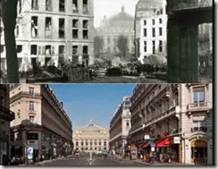 Perspective de l'avenue de l'Opéra
