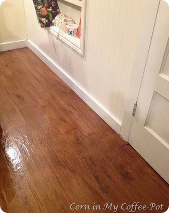 floor trim and paint