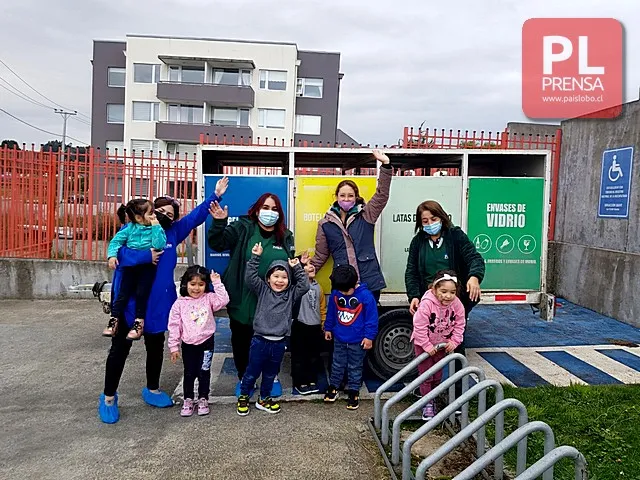 Punto Limpio se instaló en Jardín Infantil Dos Esteros de Puerto Montt