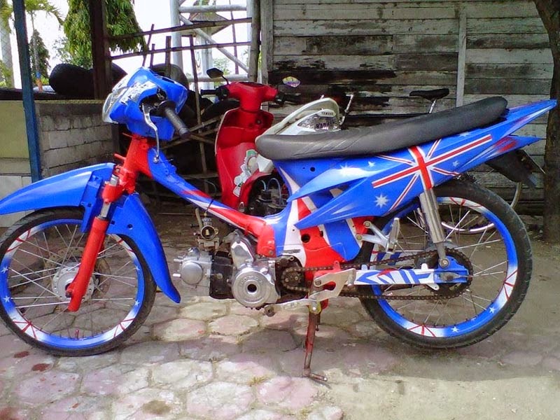 modifikasi honda revo fit 110cc