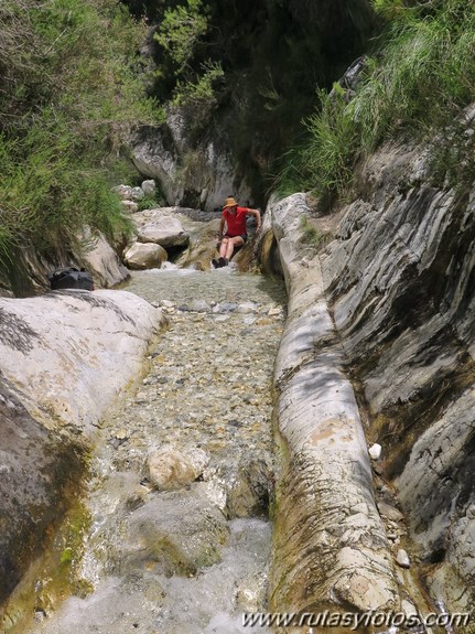 Frigiliana - Rio Higueron - Acequia de Lizar