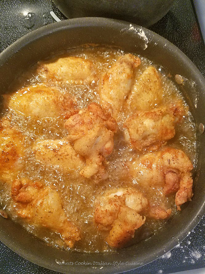 this is how to cut up chicken wings and fry them in oil and then saving the tips for soup making and recipes