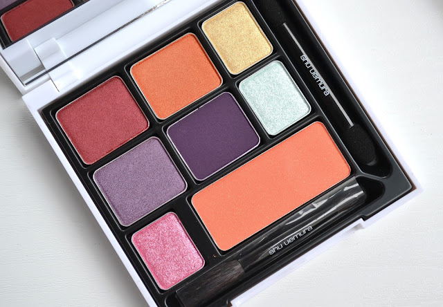 Shu Uemura Murakami Cosmic Blossom Eye and Cheek Palette in Cosmikawaii Review Swatches