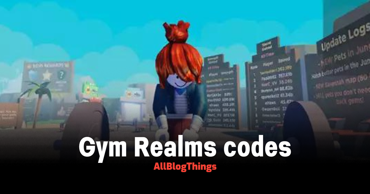 Gym Realms codes